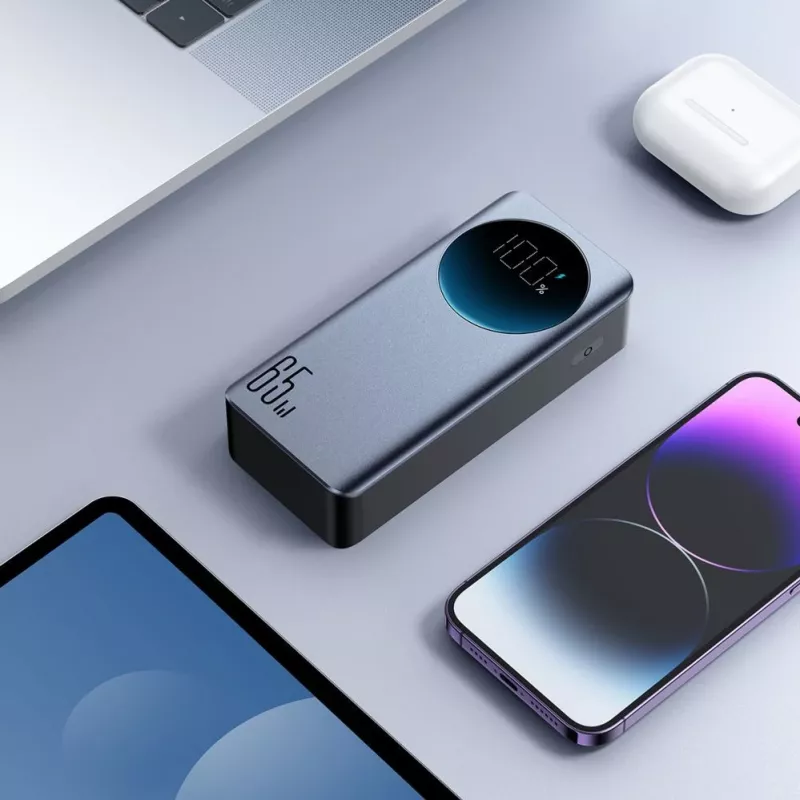 JOYROOM 30000mAh 65W varavirtalähde digitaalinäytöllä (JR-PBF05) - musta