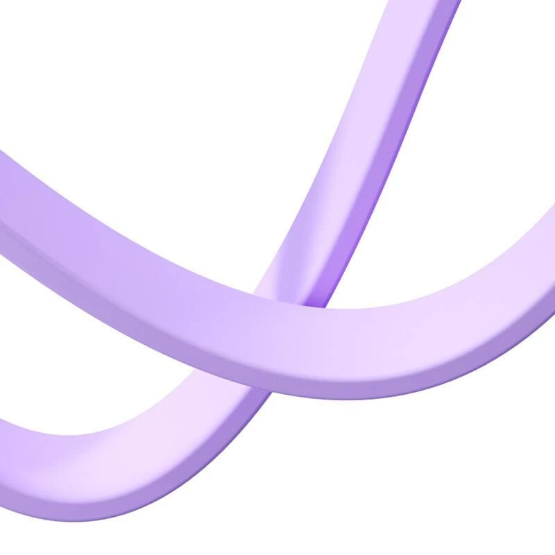 JOYROOM 3in1 värillinen USB-USB-C/Lightning/Micro USB -kaapeli 3.5A, 1m (violetti)