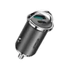 JOYROOM 45W USB-autolaturi USB-C ja USB-A, Power Delivery, Quick Charge 3.0, AFC, SCP, harmaa (C-A35)