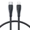 Joyroom A10 Series USB-C - Lightning pikalatauskaapeli PD 20W, 0,25m, musta (S-CL020A11)