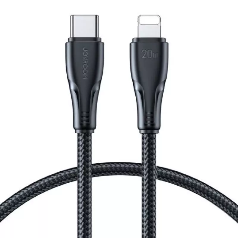 Joyroom A10 Series USB-C - Lightning pikalatauskaapeli PD 20W, 0,25m, musta (S-CL020A11)