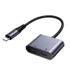 Joyroom adapteri DAC 2-in-1 Lightning - Lightning/Lightning, 60W, 0,12m, musta (JR-SY-L02)