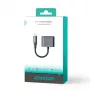 Joyroom adapteri DAC 2-in-1 Lightning - Lightning/Lightning, 60W, 0,12m, musta (JR-SY-L02)