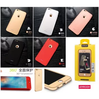 Joyroom Apple iPhone 7 muovikuori 360° JR-BP207 punainen