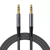 Joyroom audiokaapeli stereo, 3,5 mm plugi, 1,2 m, musta (SY-A08)
