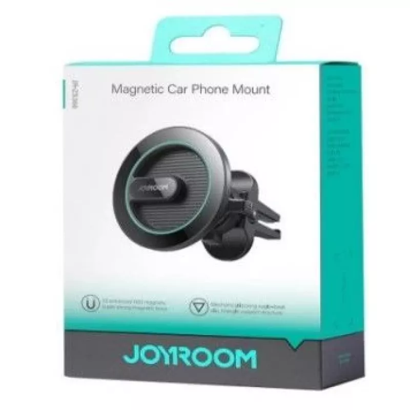 Joyroom magneettinen puhelinteline auton ilmanvaihtosäleikköön musta