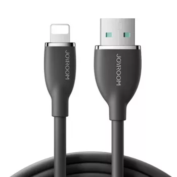 JOYROOM Colorful Series USB-A Lightning -kaapeli 1,2m musta SA29-AL3