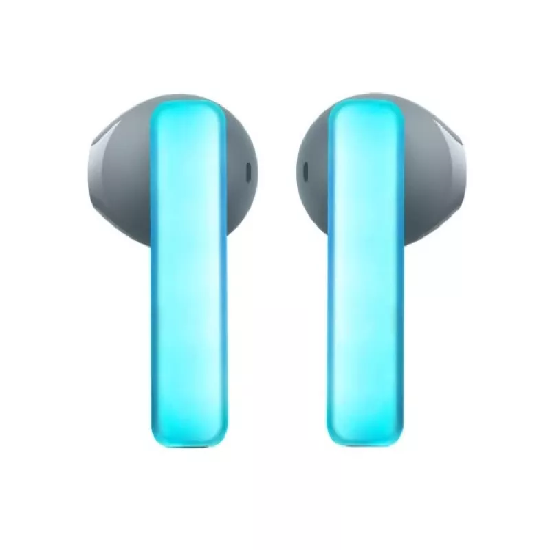 Joyroom IceLens Series True Wireless -nappikuulokkeet LED-valoilla, Bluetooth 5.3, TWS, AAC, SBC, musta (JR-TC1-BLK)