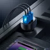 Joyroom JR-CCD03 autolaturi digitaalinäytöllä, 3x USB-A, 17W, 3,4A, musta