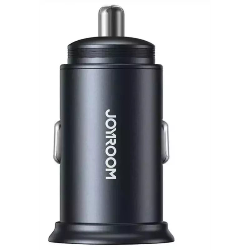 JOYROOM JR-CCN04 mini-autolaturi 60W USB-C PD 3.0 & USB-A QC 3.0, musta