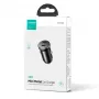 Joyroom JR-CCN06 mini-autolaturi 30W 2x USB-C metalli musta