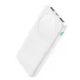 Joyroom JR-PBF12 varavirtalähde 10000mAh 2.4A Dual USB-A USB-C valkoinen