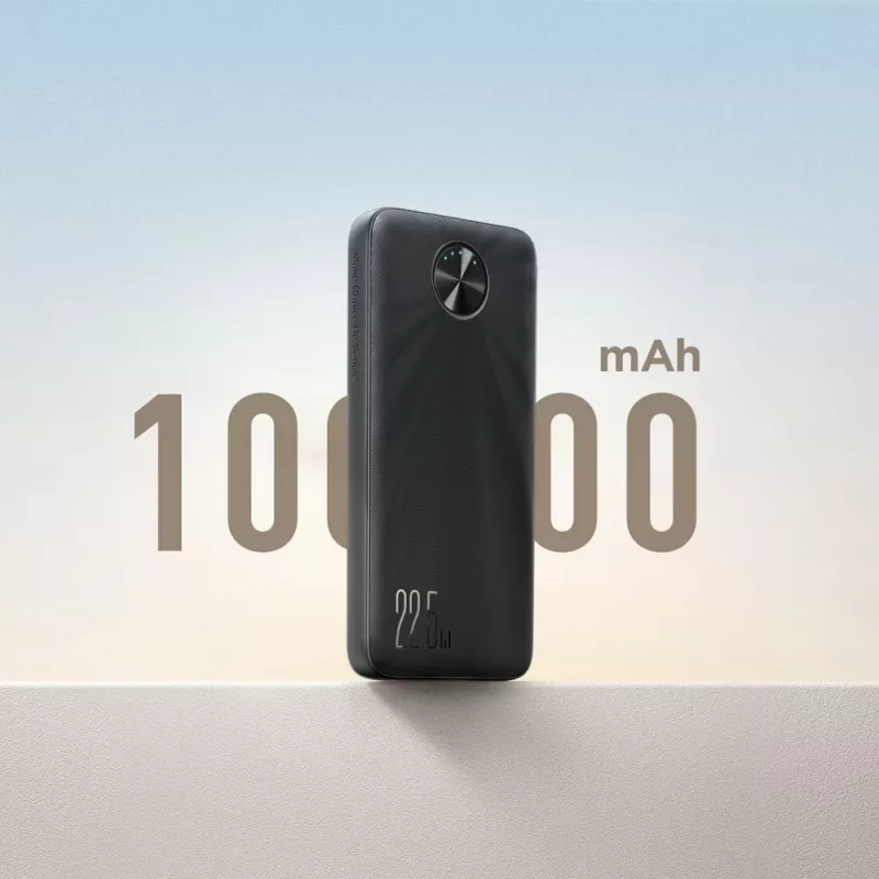 Joyroom JR-PBF15 varavirtalähde 10000mAh USB-C USB-A 22.5W musta