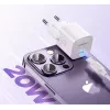 JOYROOM JR-TCF02 USB-C PD 20W seinälaturi USB-C-kaapelilla - valkoinen