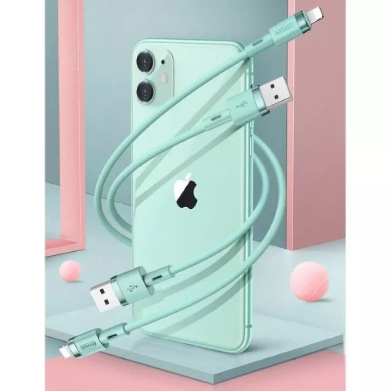Joyroom Lightning - USB-A kaapeli 2,4A 1,2m musta (S-1224N2)