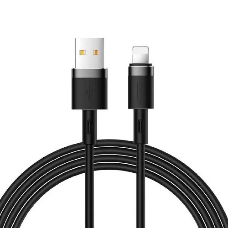 Joyroom Lightning - USB-A kaapeli 2,4A 1,2m musta (S-1224N2)