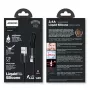 Joyroom Lightning - USB-A kaapeli 2,4A 1,2m musta (S-1224N2)