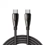 JOYROOM Pioneer 240W USB-C - USB-C-kaapeli SA31-CC5 1,2m musta