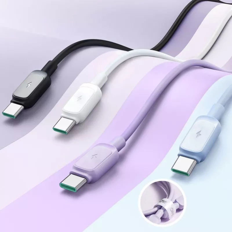 JOYROOM S-AC027A141B 1,2 m USB-A - Lightning punottu kaapeli, musta