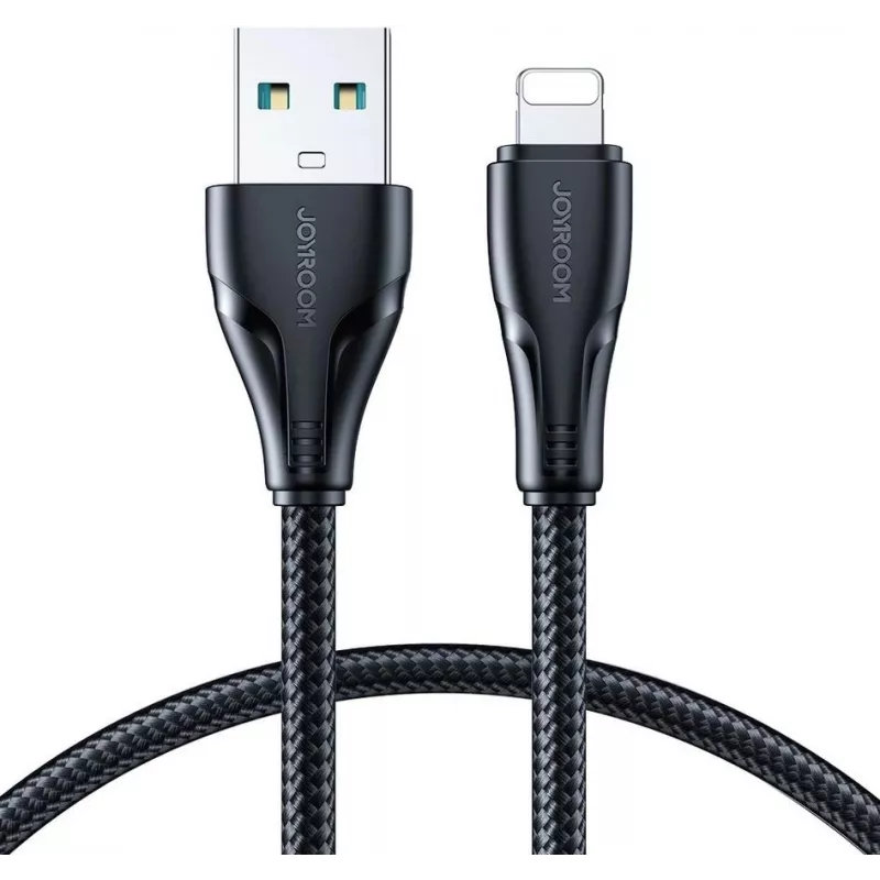 JOYROOM S-UL012A11 USB-A Lightning -punottu kaapeli 1,2 m musta