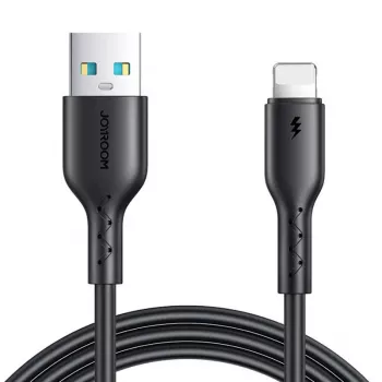Joyroom SA26-AL3 USB-A Lightning Flash Charge -kaapeli, 3A, 1m, musta