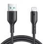 Joyroom SA26-AL3 USB-A Lightning Flash Charge -kaapeli, 3A, 1m, musta