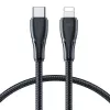 Joyroom Surpass Series USB-C - Lightning pikalataus- ja datakaapeli 20W PD, 1,2m, musta (S-CL020A11)