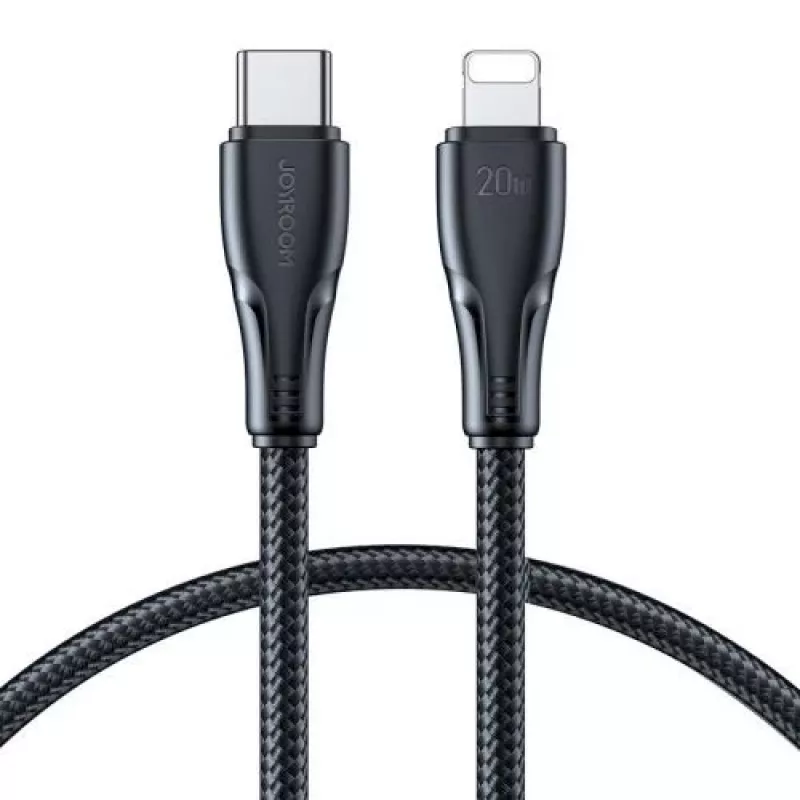 Joyroom Surpass Series USB-C - Lightning pikalataus- ja datakaapeli 20W PD, 1,2m, musta (S-CL020A11)