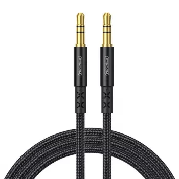 JOYROOM SY-10A1 3,5 mm AUX-äänikaapeli 1 m musta
