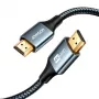 JOYROOM SY-20H1 HDMI 2.0 kaapeli 2m 4K 60Hz punottu nailon harmaa