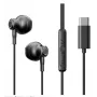 Joyroom TYPE-C Series JR-EC07 USB-C in-ear-kuulokkeet metalli musta