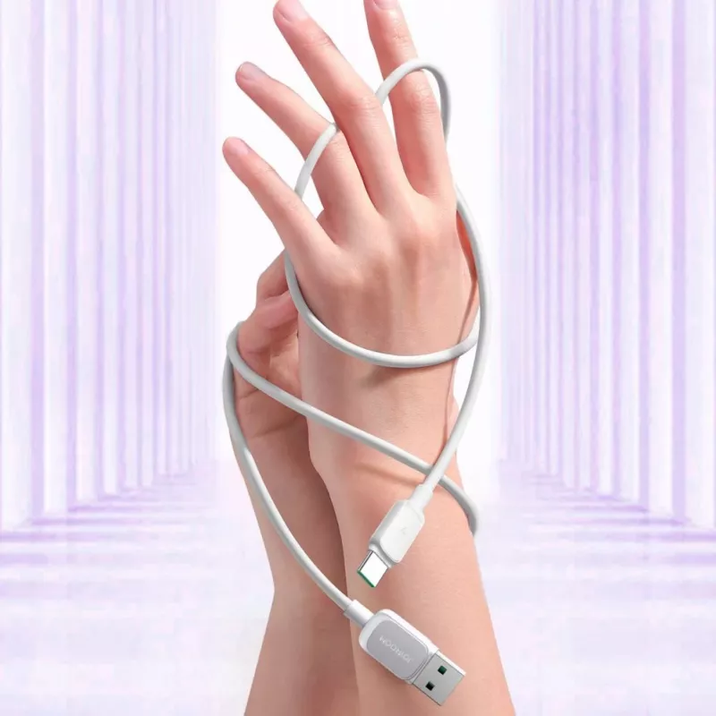 JOYROOM USB-A Lightning -kaapeli 1,2 m valkoinen