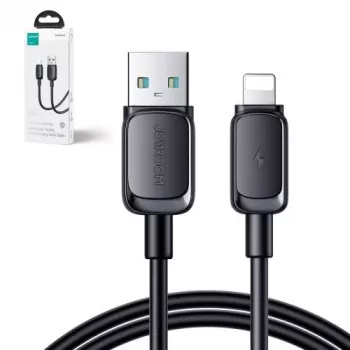 Joyroom USB-A - Lightning kaapeli Multi-Color sarja A14, 480Mbit/s, 2,4A, 1,2 m, musta (S-AL012A14B)
