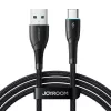 JOYROOM USB-A - USB-C -kaapeli Starry Series, 480 Mbps, 3A, 1 m, musta (SA32-AC3)