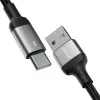 JOYROOM USB-A - USB-C datakaapeli, 3A, 1,2m, musta (S-UC027A10)