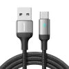 JOYROOM USB-A - USB-C datakaapeli, 3A, 1,2m, musta (S-UC027A10)