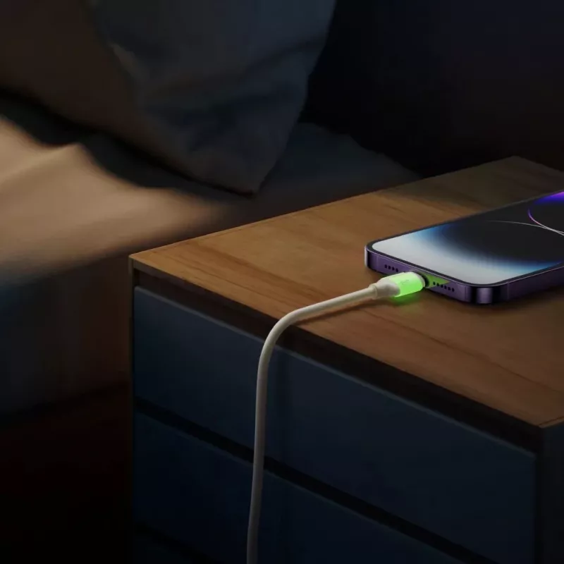 Joyroom USB-C - Lightning -kaapeli 1,2 m valkoinen MFi-sertifioitu 20W PD-pikalataus