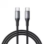 JOYROOM USB-C - USB-C Flash Series kaapeli A28 60W PD pikalataus 480Mbps tietojen synkronointi 2m musta