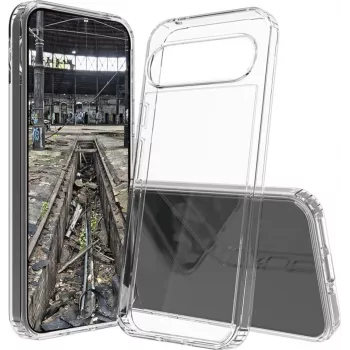 JT Berlin BackCase Pankow Clear Google Pixel 9 & Pixel 9 Pro -läpinäkyvä TPU-kotelo 11084