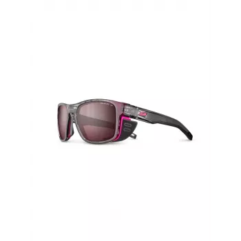 Julbo Shield M Spectron Polarized 3 HD aurinkolasit - harmaa läpikuultava/pinkki