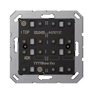 JUNG KNX Tastsensor-Modul A 4292 1ST, 2-kertainen, F40, Secure, sarja AS/A
