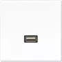 JUNG LS-sarja USB 2.0 -liitäntämoduuli, alppivalkoinen (MALS1122WW)