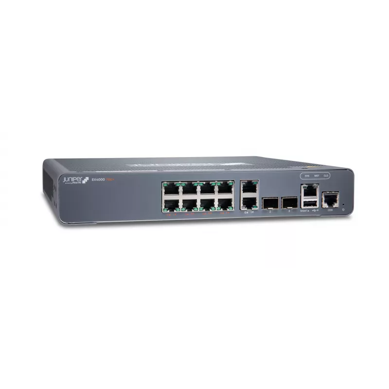 Juniper EX Series EX4000-8P - kytkin - L3 - hallittava - 8 x 10/100/1000 (PoE+)