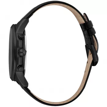JUST CAVALLI MAN JC1G175L0245 42 mm kvartsianalogikello sininen kellotaulu ruskea nahkaranneke