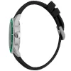 JUST CAVALLI MAN JC1G179P0015 42mm analoginen kvartsikello - musta kellotaulu, nahkaranneke