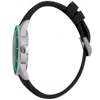 JUST CAVALLI MAN JC1G179P0015 42mm analoginen kvartsikello - musta kellotaulu, nahkaranneke