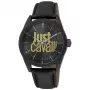 JUST CAVALLI MAN JC1G207L0035 42 mm sininen kellotaulu nahkaranneke kello