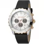 JUST CAVALLI MAN JC1G214L0025 42 mm kvartsi analoginen kello musta kellotaulu nahkaranneke