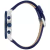 JUST CAVALLI MAN JC1G214L0045 44 mm sininen kellotaulu nahkaranneke kello