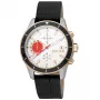 JUST CAVALLI MAN JC1G215L0035 42mm analoginen kvartsikello musta kellotaulu musta nahkaranneke